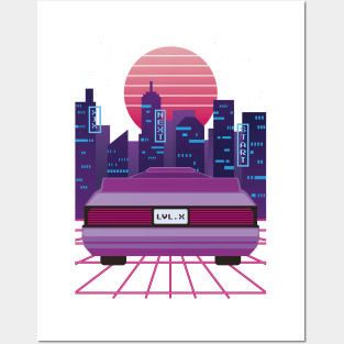 Cyber Future City Posters and Art